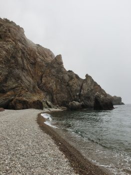 Photo of rocky shore