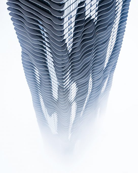 A gray tower 3D wallpaper