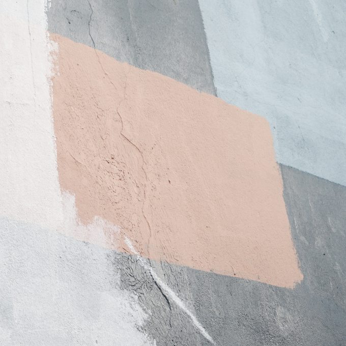 Close-up photo of a painted wall