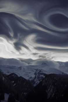 Time-lapse photography of clouds